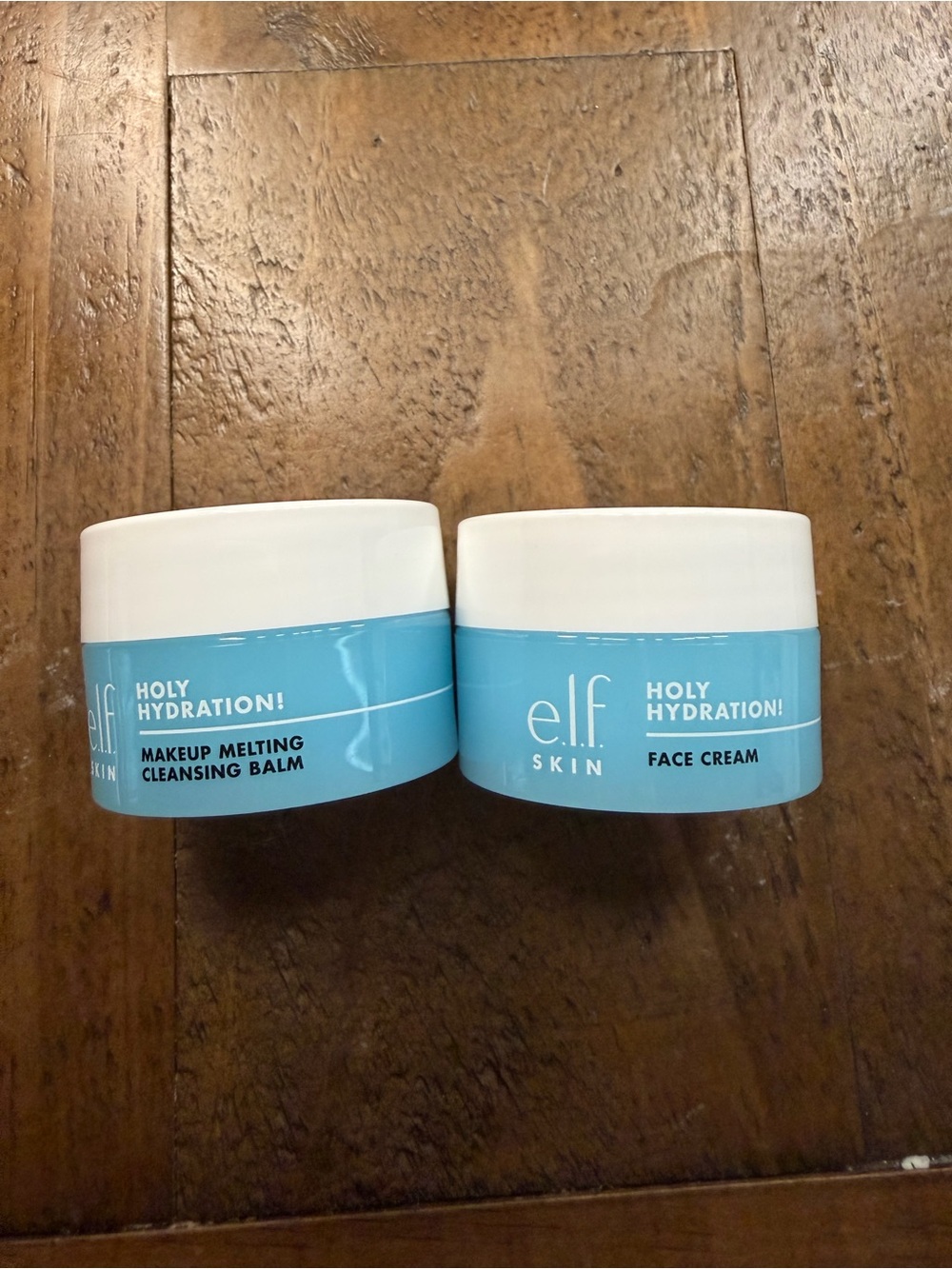 Elf set new holy hydration duo face cream and cleansing balm mini travel sizes